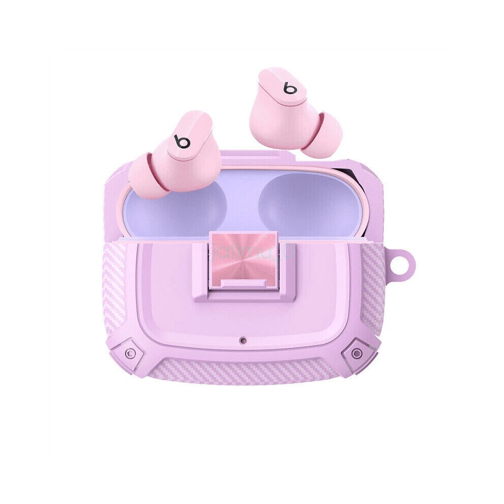 (, For Beats Studio Buds+) For Beats Studio Buds+ Earphone Case Lock Bluetooth Shockproof Cover New Pink 6963793727063