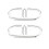 Exhaust Tailpipe Trim Four-out Tailpipe Trim Frame for Gla/ 2020-2021 1
