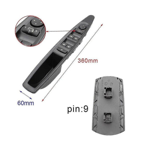 6554.ha Window Control Switch Car Window Lifter Switch for C4 2004-2010 (automatic Mirror) 2