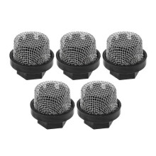 5pack Asp Inlet Screens Replacement for 46385 7/8" Unf Nylon Cap Inlet