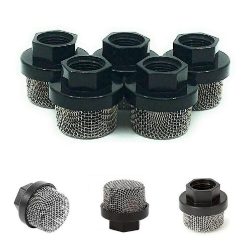 5pack Asp Inlet Screens Replacement for 46385 7/8" Unf Nylon Cap Inlet 1