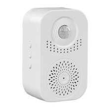 Motion sensor activated voice doorbell suitable for stores, factories and supermarkets (rechargeable version)