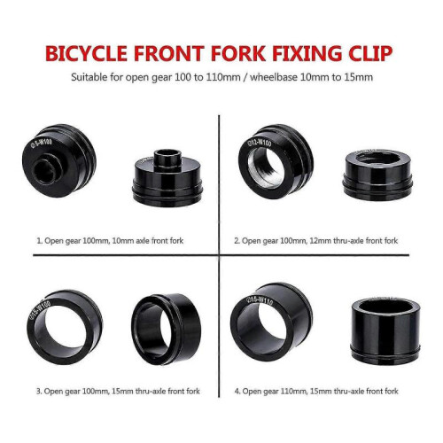 Versatile Front Fork Mount Block,quick Release Thru Axle Road Bicycle Bracket Adapters for Truck/tr 2