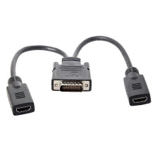 Computer Graphics Card Dms59pin To 2*hdmi/dp/dvi/vga One-in-two Connection Cable Hd Monitor Cable