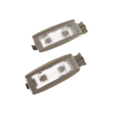 2pcs Dome Lamp Reading Light for B6 B7 Cc Golf 5 Mk6 Mk7 Interior Makeup Lights 1kd947109a Beige