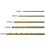 50pcs Titanium Coated Drill Bits Hss High Speed Steel Twist Drill Bit Set 2