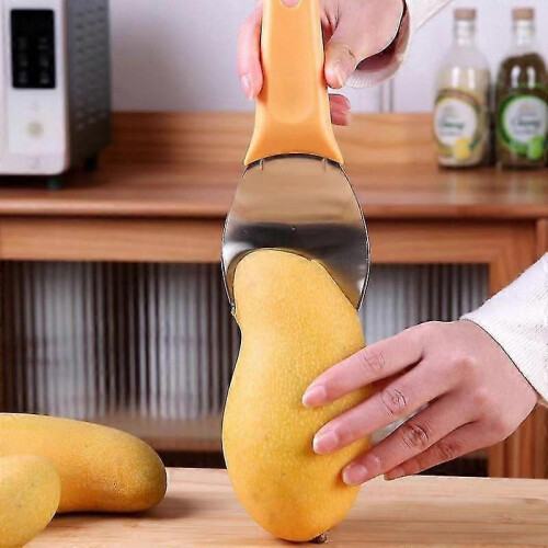 Multifunctional Mango Slicer Separator Mango Papaya Pitaya Corer Tool Spoon Cuber Pit Remover Fruit Diced Tool Kitchen Supplies 2