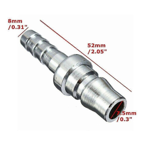 4x 8mm Gas Hose Copper Nozzle Quick Release Connector for Motorhome 2