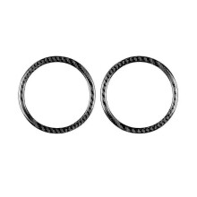 For Z4 E89 2009-2016 Carbon Fiber Car Door Speaker Trim Loudspeaker Decoration Sticker Accessories