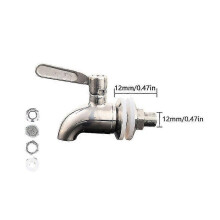 (16mm gold, One size) Stainless Steel Water Dispenser Spigot Faucet Thread Dia Nozzle For Sink Faucet Bottle Tap Dispenser Xh