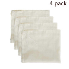 (As show, One size) Cheesecloth Bags,Nut Milk Strainer,Cold Brew Bag,100% Organic Unbleached Cotton Muslin Cloth Bags(Medium,4 Pack)