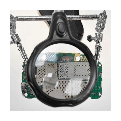 Sing Iron Table Bracket with Magnifying Glass Digital Equipment Tool Table 1