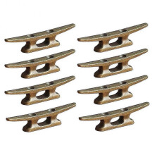 Boat Dock Cleat 4 Inch for Mooring Boat Bronze Host Cast Iron Suitable for Nautical Beach Lake Mari