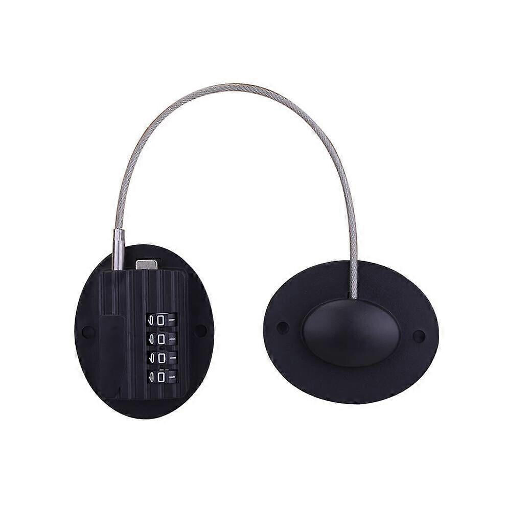 (As Show, One Size) Refrigerator Lock - Heavy Duty Combination Fridge Lock(1Pcs,) Black Kikidex