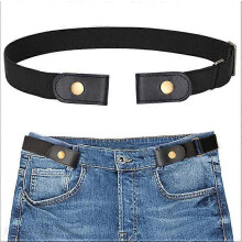 (As show, One size) Elastic Belt Women, Belt Without Buckle Invisible Belt for Jeans Pants Adjustable Stretch Belt Belts for Women Men