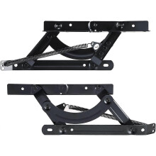 (As show, One size) Sofa Couches Bed DIY Adjustable Spring Mechanism Futon Hinge Hardware Triple Click Hinge Hardware for Sleeper Sofa Bed Furniture