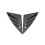 For 2021-2023 Rear Side Window Louvers Triangular Window Glass Blinds Accessories - Abs Carbon Fibe 1