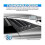 For 2021-2023 Rear Side Window Louvers Triangular Window Glass Blinds Accessories - Abs Carbon Fibe 3