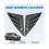 For 2021-2023 Rear Side Window Louvers Triangular Window Glass Blinds Accessories - Abs Carbon Fibe 4