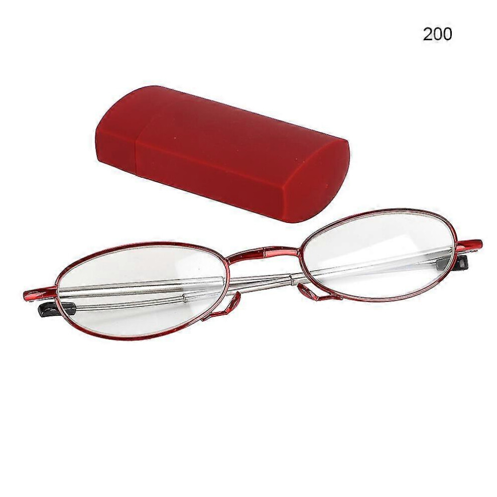 Kikidex (As Show, One Size) Presbyopic Glasses For Women - High Definition Reading Glasses With Case (+200)