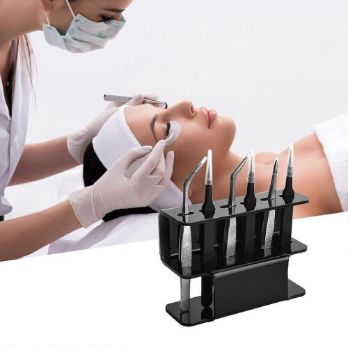 Tweezer Holder Stand Acrylic Display Storage Rack Eyelash Extensions 2