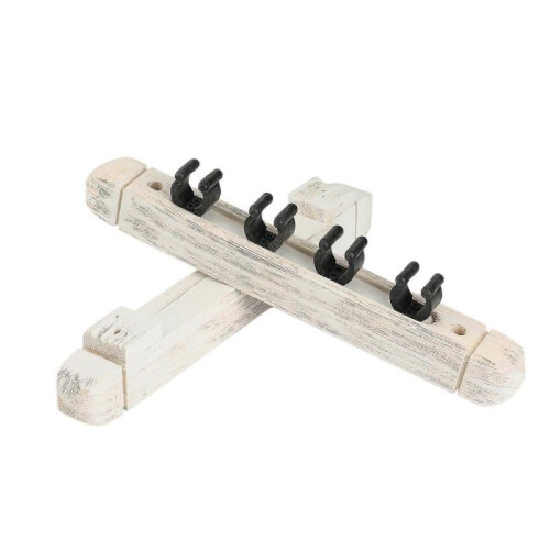 4 Pool Cue Rack, Billiard Stick Holder Wall Mount, Rods Clip,billiard Accessories 1