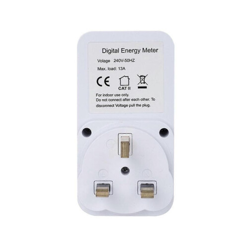 Energy Cost Meter Power Meter Socket 230v 16a Wall Socket Controls Sensors 2