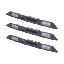 3pcs/set Car Trunk Grip License Plate Light Trim Assembly for A4 B7 2005-2008 8e0827574c3fz