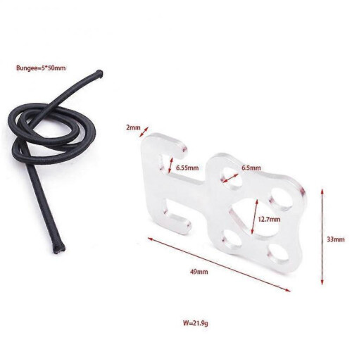 Scuba Diving Plate Hook with Bungee for Backmount Sidemount Bcd And Dry Suit 1