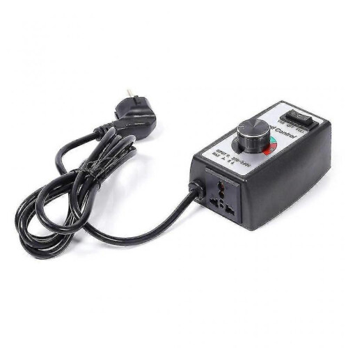Universal Eu Plug 230v 8a Stepless Motor Speed Controller Adjuster Duct Fan Governor Switch Dimmer Electric Regulator 2