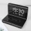 Digital Alarm Clock Screen Display Wireless Phone Charger Desktop Electric Clock 3