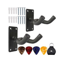 2-pack Guitar Hanger Guitar Hook Guitar Stand Guitar Wall Mount Hanger for Electric Acoustic Guitar