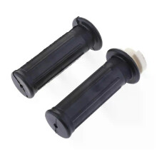 1 pari 7/8 tuuman 22 mm muoviset ohjaustangon kierrekahvat vasemmalle & Sopii Yamaha PW50 -moottoripyörän