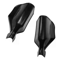 Pakkaus 2 kpl 7/8 Universal Plastic Protector Protection Käsisuoja Käsisuoja moottoripyörälle Musta