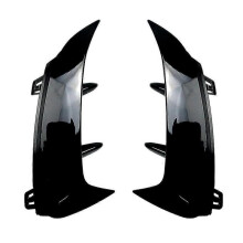 Glossy Black Rear Bumper Splitter Spoiler Rear Canard Air Vent Trim for A Class W177 A180 A200 A250