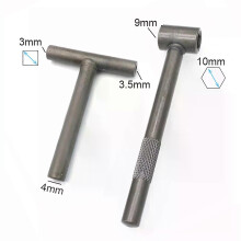Venttiilitangon säätötyökalun poistohiiliteräs Gy6 50 150cc skootterimoottoripyörälle kuusikulmainen
