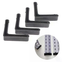 4 stücke Gummi Abdeckung L-förmigen Dreieck Winkel Eisen End Kappe Socken Anti Scratch Regal Tisch Stuhl