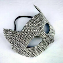 Muoti Diamond Mask Juhlaesitys Halloween Meikkipallo Nainen Seksikäs roolileikki Kettu puolikasvot