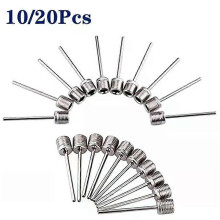 10/20Pcs Ball Luft Nadel Edelstahl Pumpe Pin Basketball Aufblasen Pumpe Nadel Fußball Aufblasbare