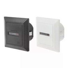 Genauer HM-1 Timer Quadratzähler Digital 0-999999 Stundenzähler Betriebsstundenzähler Messgerät 03W