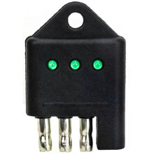 4-Wege-Flachkabeltester, genauer 4-Wege-Flachkabeltester für Anhängerstecker zum Testen von Wohnmobilen