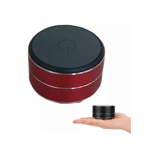 (Red) New Buzzgo Speaker, Bluetooth Mini Speaker Bone Conduction Black/silver/red