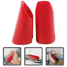 Gummi Hantel Abdeckungen Sporttasche Fit Bar Kissen Fitness Grip Sport Liefert Non Skid Langhantel Griffe