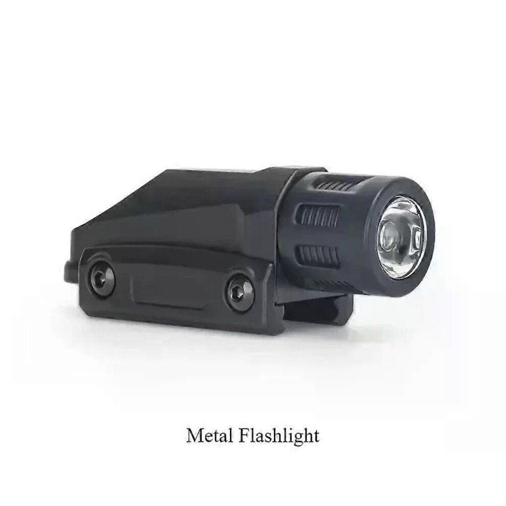 (MetalFlashlight)Aseasevalo Taskulamppu M416/M1911/ Glock G18 Airsoft Pistol Rifle Fit 20mm
