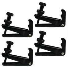 4 Pcs Schwarz Violine Feine Tuner Einstellbare String Haken Für 3 4 4 4 Violine Liefert Teile Zubehör