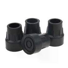 4Pcs Outdoor Sports Anti-Rutsch-Gummi Wandern Trekking Pole Cane Ersatzkappen Tipps Ende für 25mm Walking
