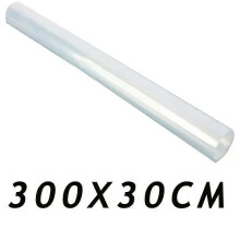 (WEISS) 200CM Transparenter wasserdichter Nagelaufkleber Klarer Vinylfilm mit 3 Schichten PPF Wasserdichter