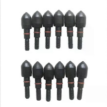 12 stücke Bogenschießen Broadhead Ziel Pfeilspitzen 100 Korn Feld Tipps Pfeil Punkt für ID62mm Pfeil