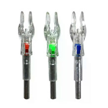 Pfeil nocke LED Leucht Beleuchtete Nocken 42mm/0165 zoll Automatische Knocks Schwanz Für Bogenschießen