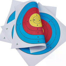5 stücke 40*40 Bogenschießen Ziel Papier für Bogen Pfeil Spiel und Täglichen Praxis Verwenden Outdoor